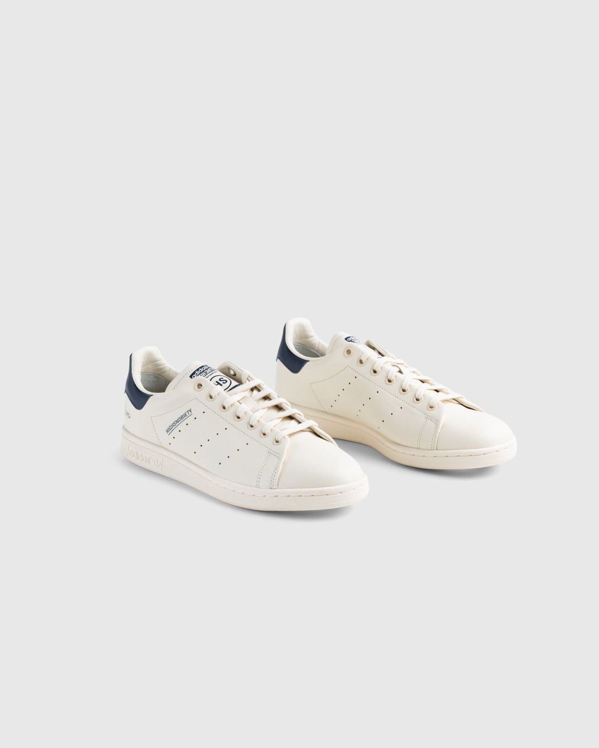 Adidas x Highsnobiety – Not In Paris Stan Smith Cream/Blue - Shoes - Beige - Image 3