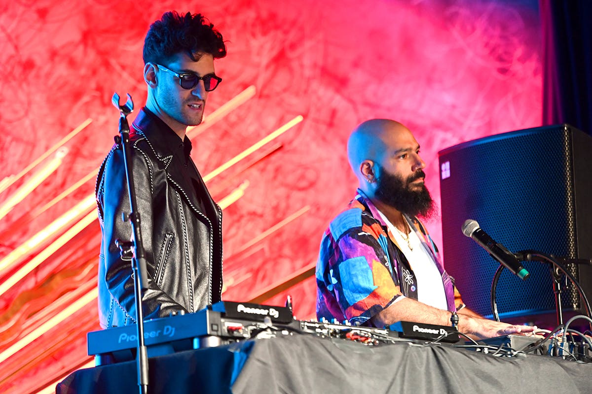 Chromeo performing