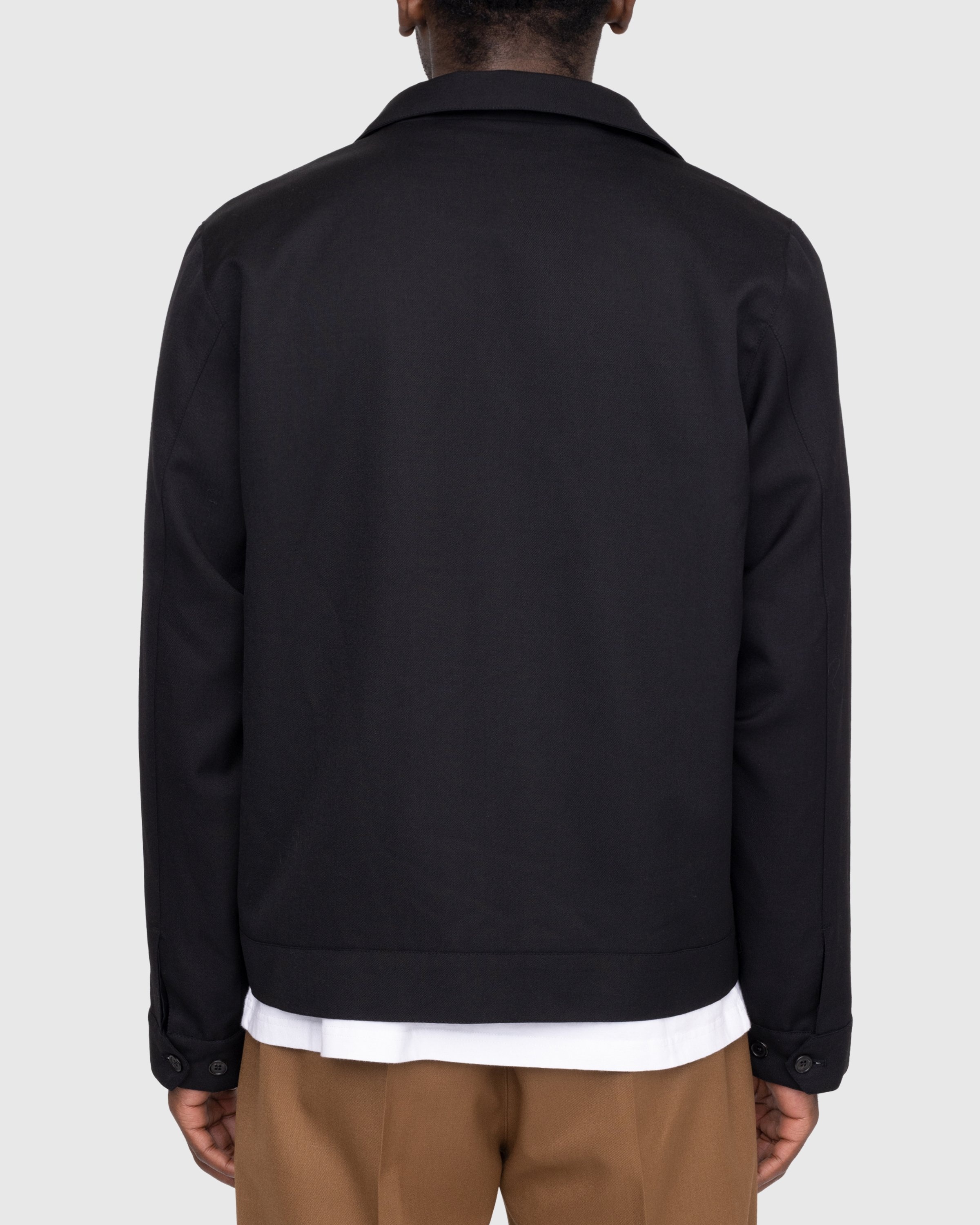 Highsnobiety – Wool Blend Garage Jacket Black - Outerwear - Black - Image 5