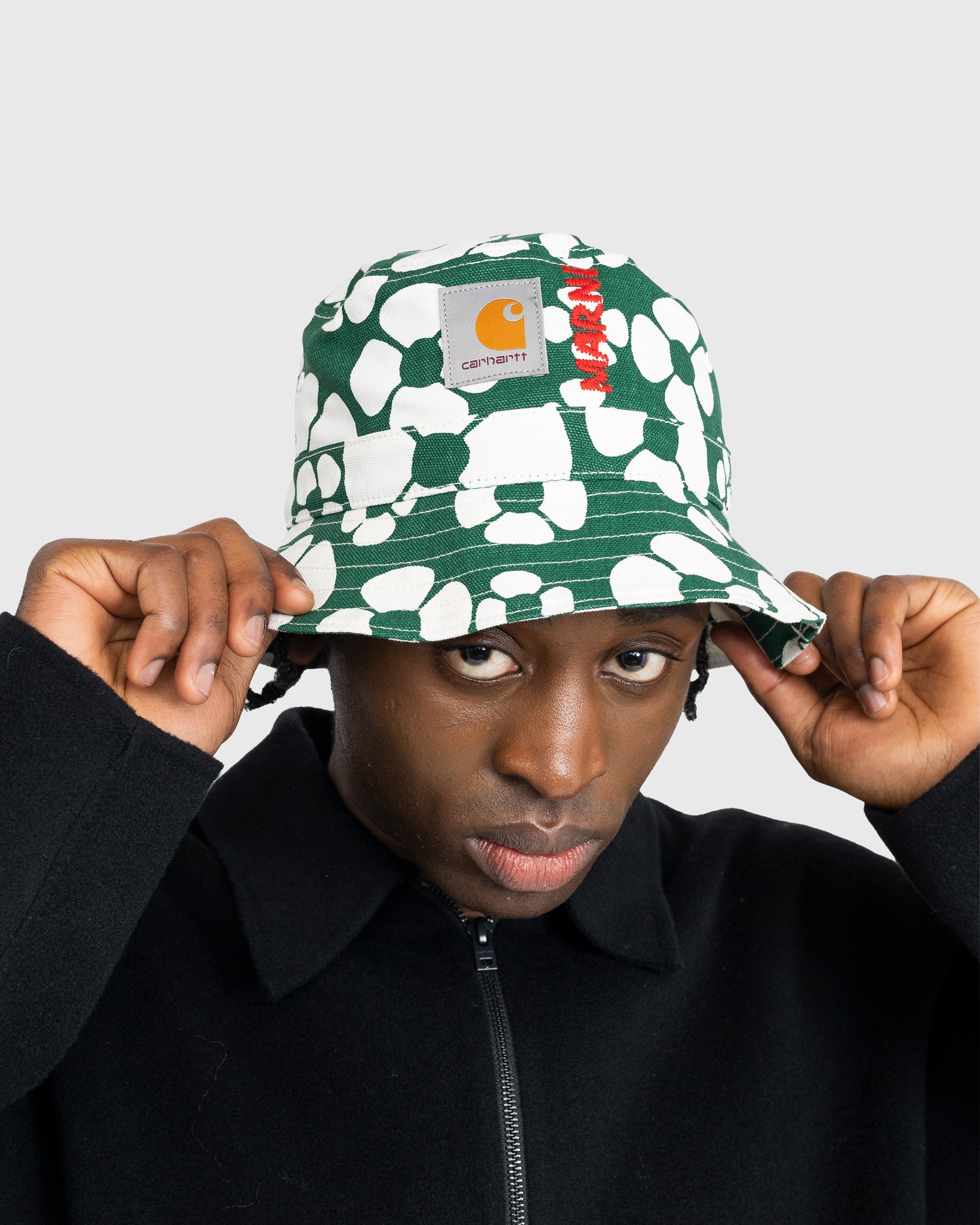 Marni x Carhartt WIP – Floral Bucket Hat Green | Highsnobiety Shop