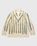 Watercolor Stripe Wool Blazer Antique White