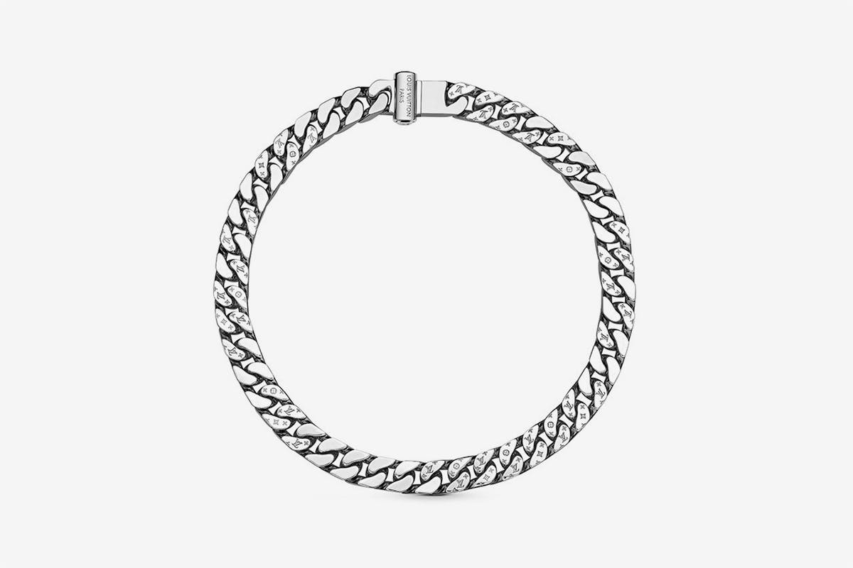 virgil abloh louis vuitton jewelry cuban chain
