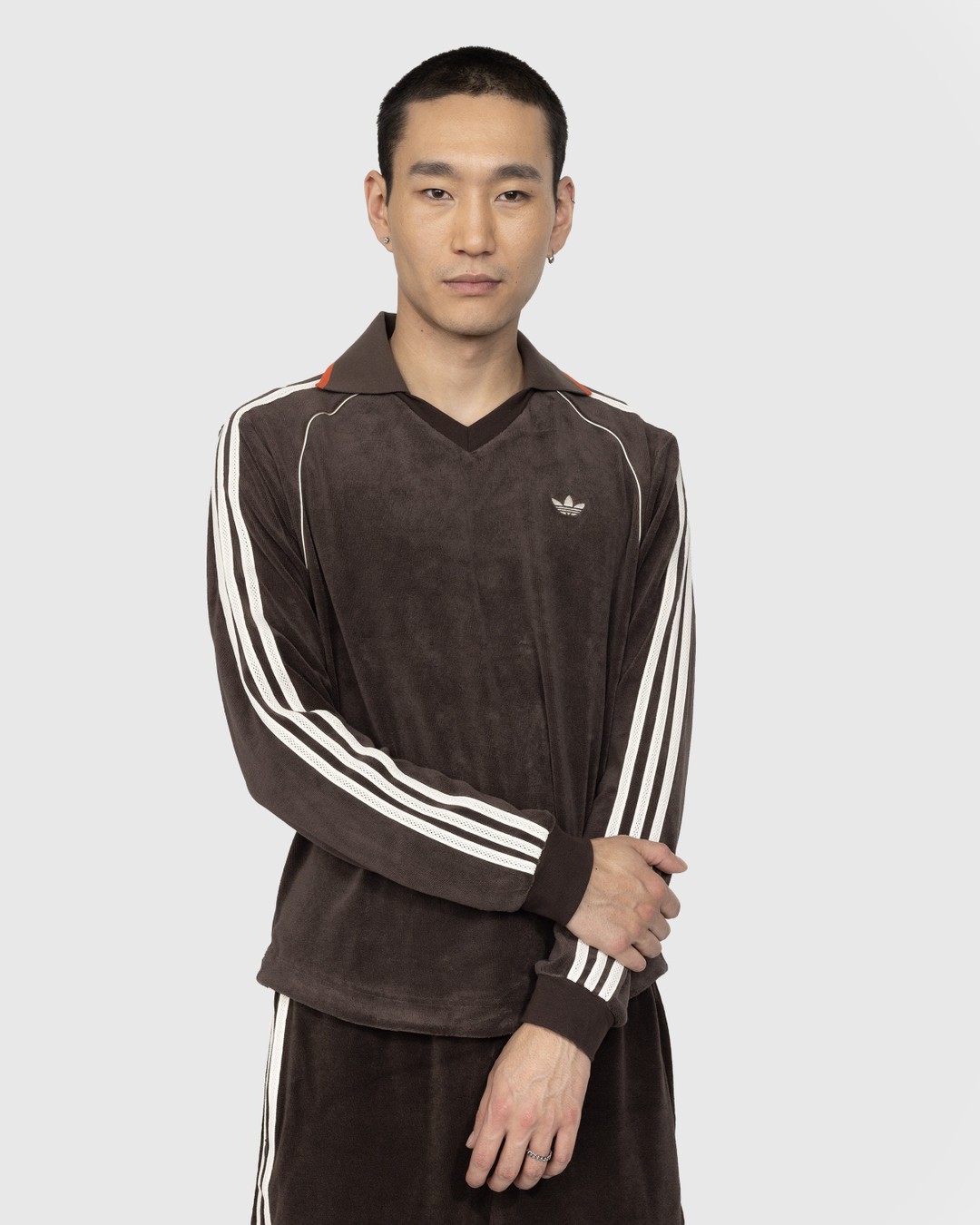 Adidas x Wales Bonner – Logo Embroidered Longsleeve Dark Brown - Longsleeves - Brown - Image 2