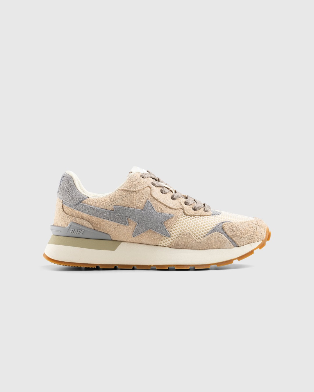 BAPE x Highsnobiety ROAD STA Express Beige Charcoal