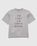Acne Studios – Heat Reactive Print T-Shirt Grey - T-shirts - Grey - Image 1