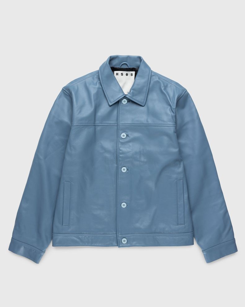Leather Jacket Blue