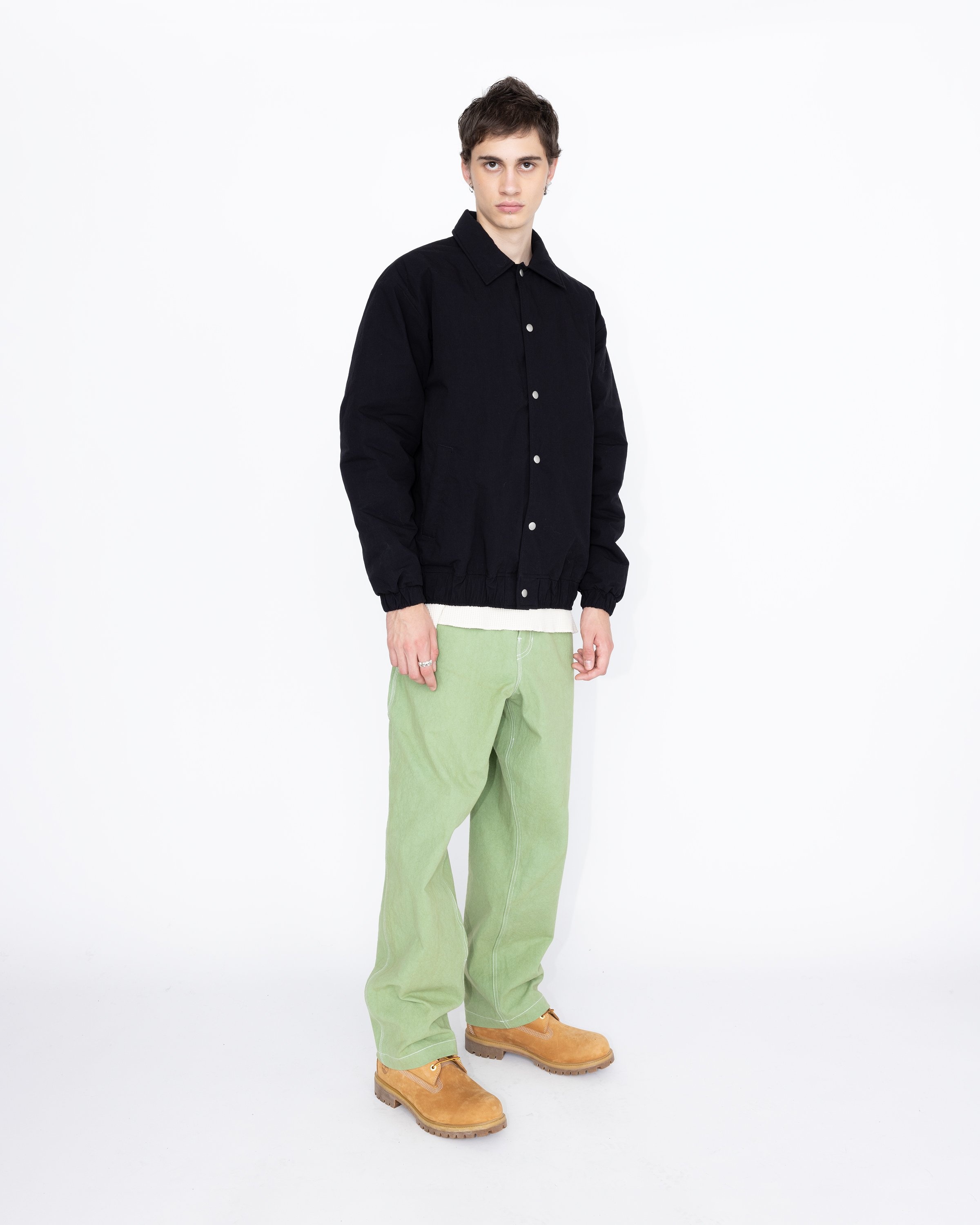 Highsnobiety HS05 – Reverse Piping Insulated Jacket Black - Outerwear - Black - Image 4