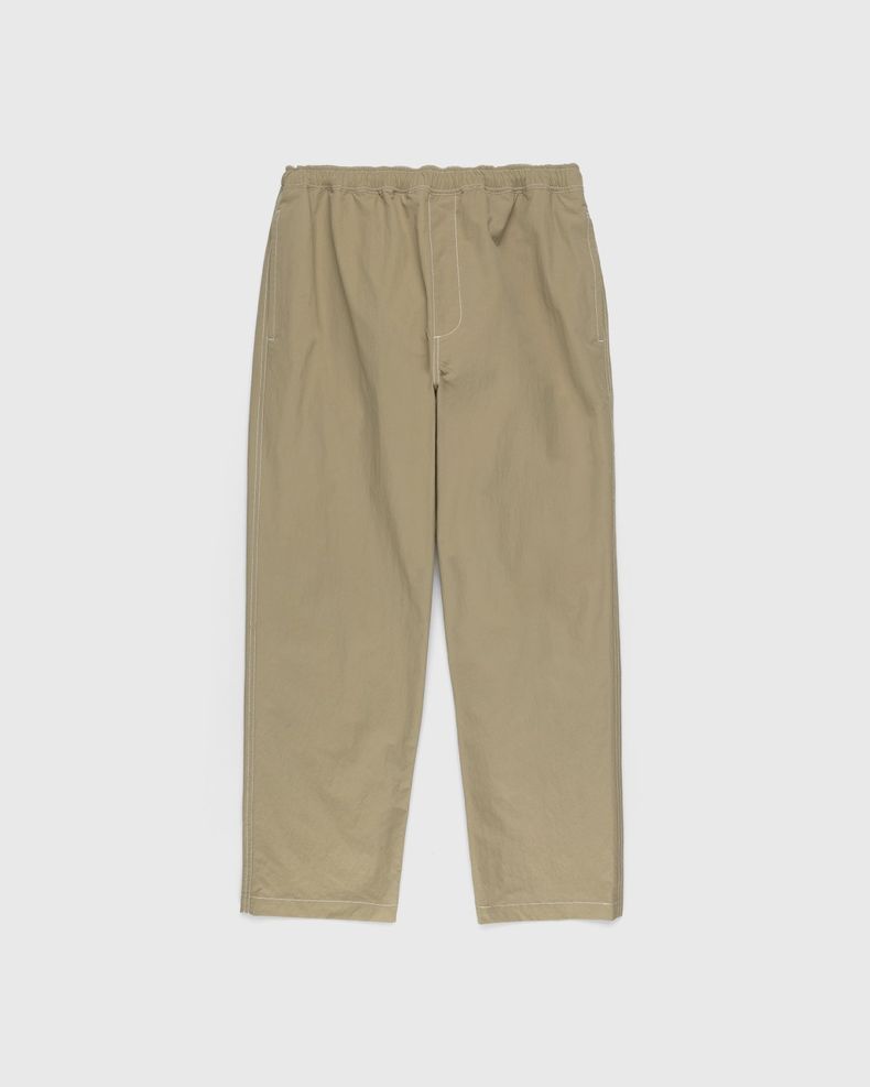 Highsnobiety – Contrast Brushed Nylon Elastic Pants Beige