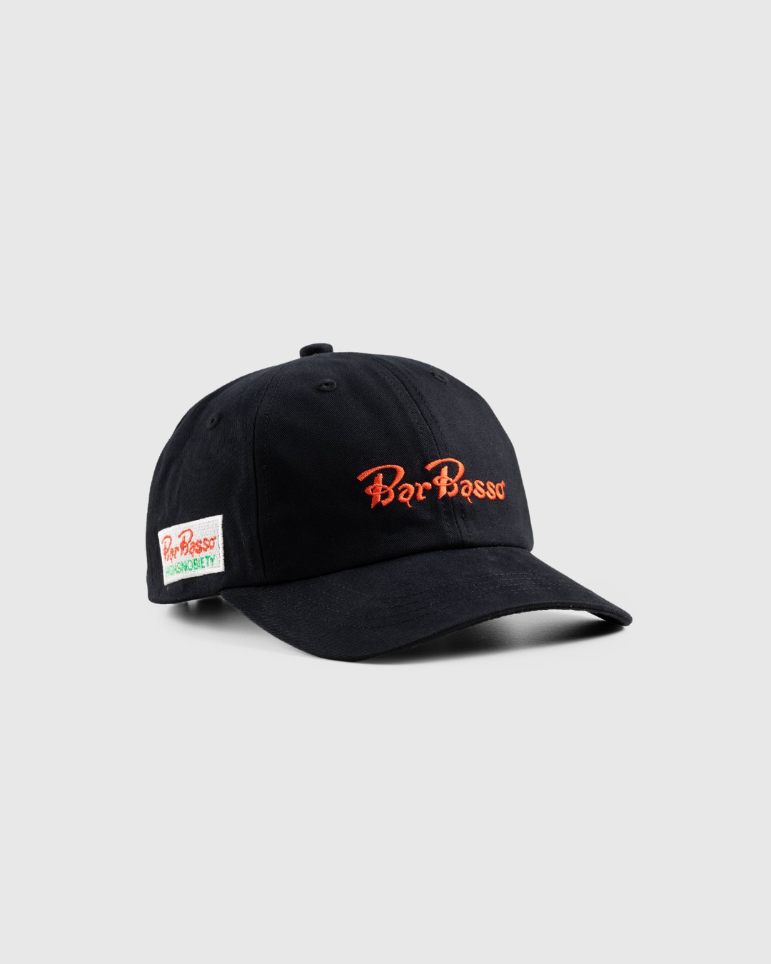 Bar Basso x Highsnobiety – Logo Cap Black - Hats - Black - Image 1