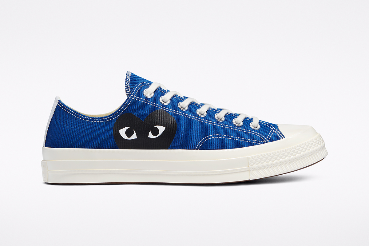 reference Hals eskortere CdG PLAY x Converse Chuck 70 Blue & Gray: Images & Release Info