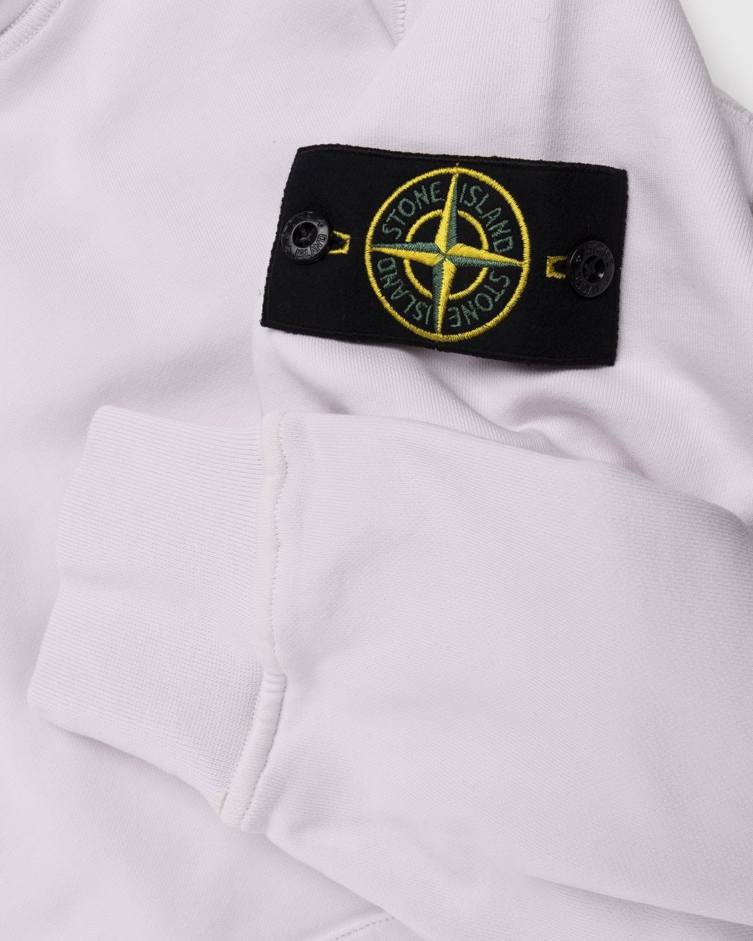 Stone Island – 64151 Garment-Dyed Cotton Fleece Hoodie Pink - Sweats - Pink - Image 4