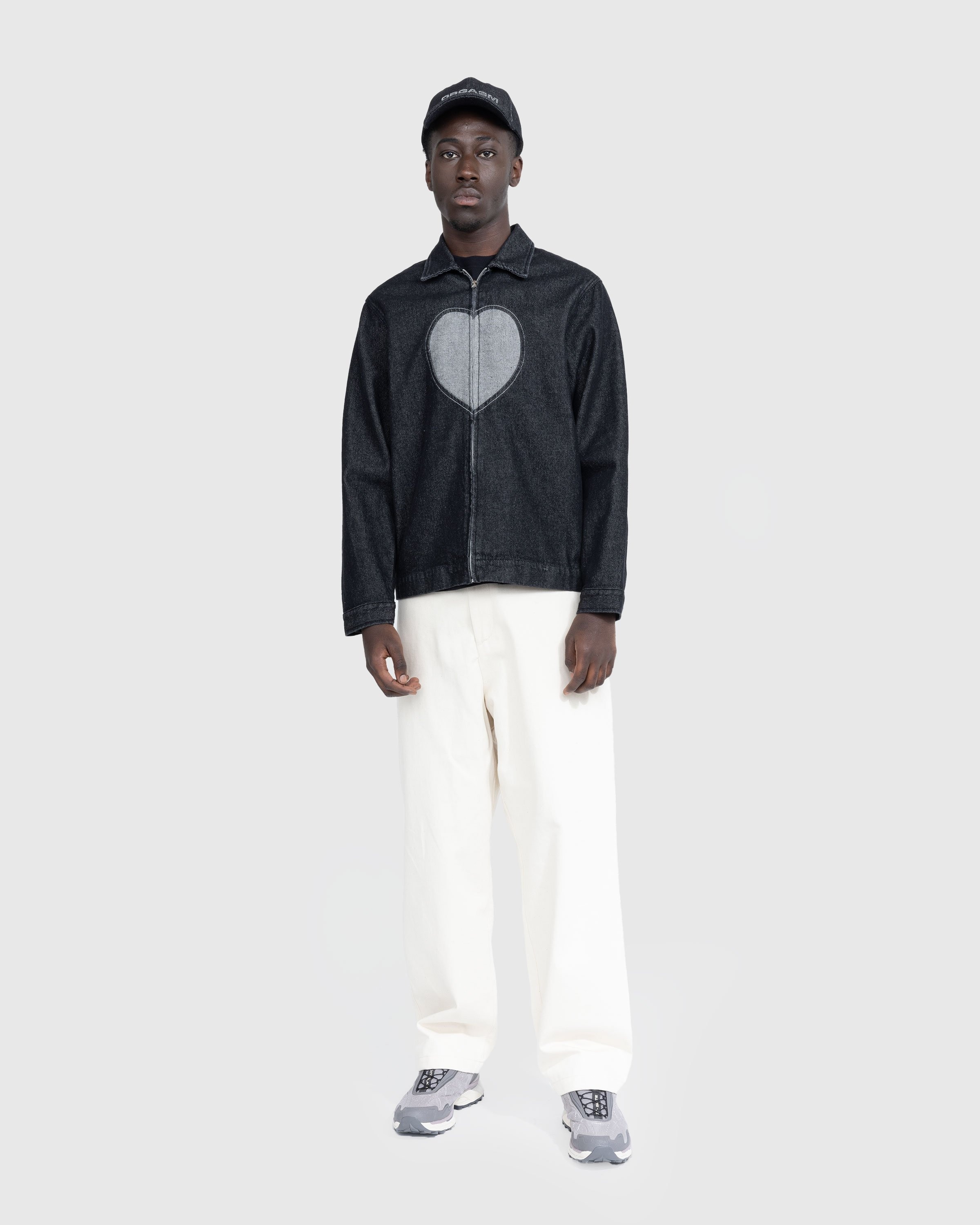 Carne Bollente – Heart Slice Jacket Washed Black - Outerwear - Black - Image 6