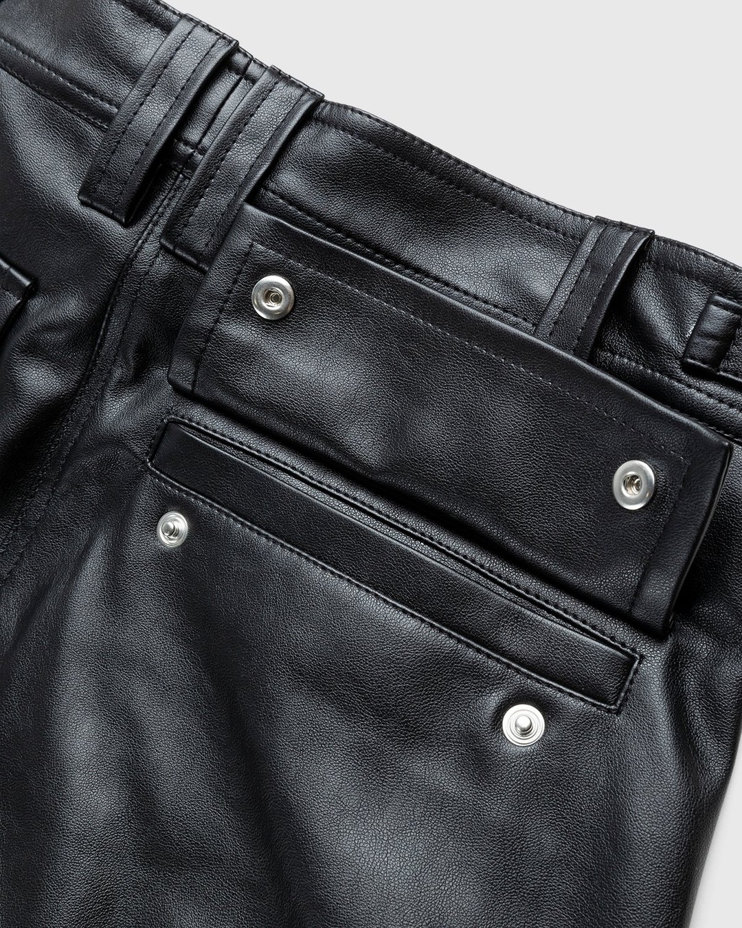 GmbH – Bekir Cargo Trousers With Double Zips Black - Pants - Black - Image 7