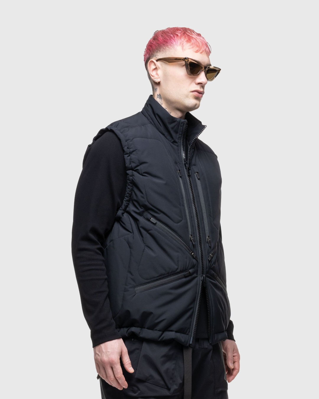 ACRONYM – V91-WS Windstopper PrimaLoft Modular Liner Vest Black - Outerwear - Black - Image 3