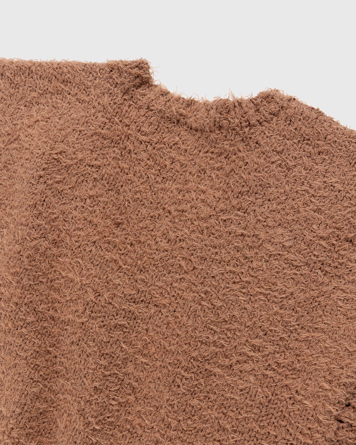Our Legacy – Knitted Cotton Vest Caramel Cloudy - Knitwear - Beige - Image 4