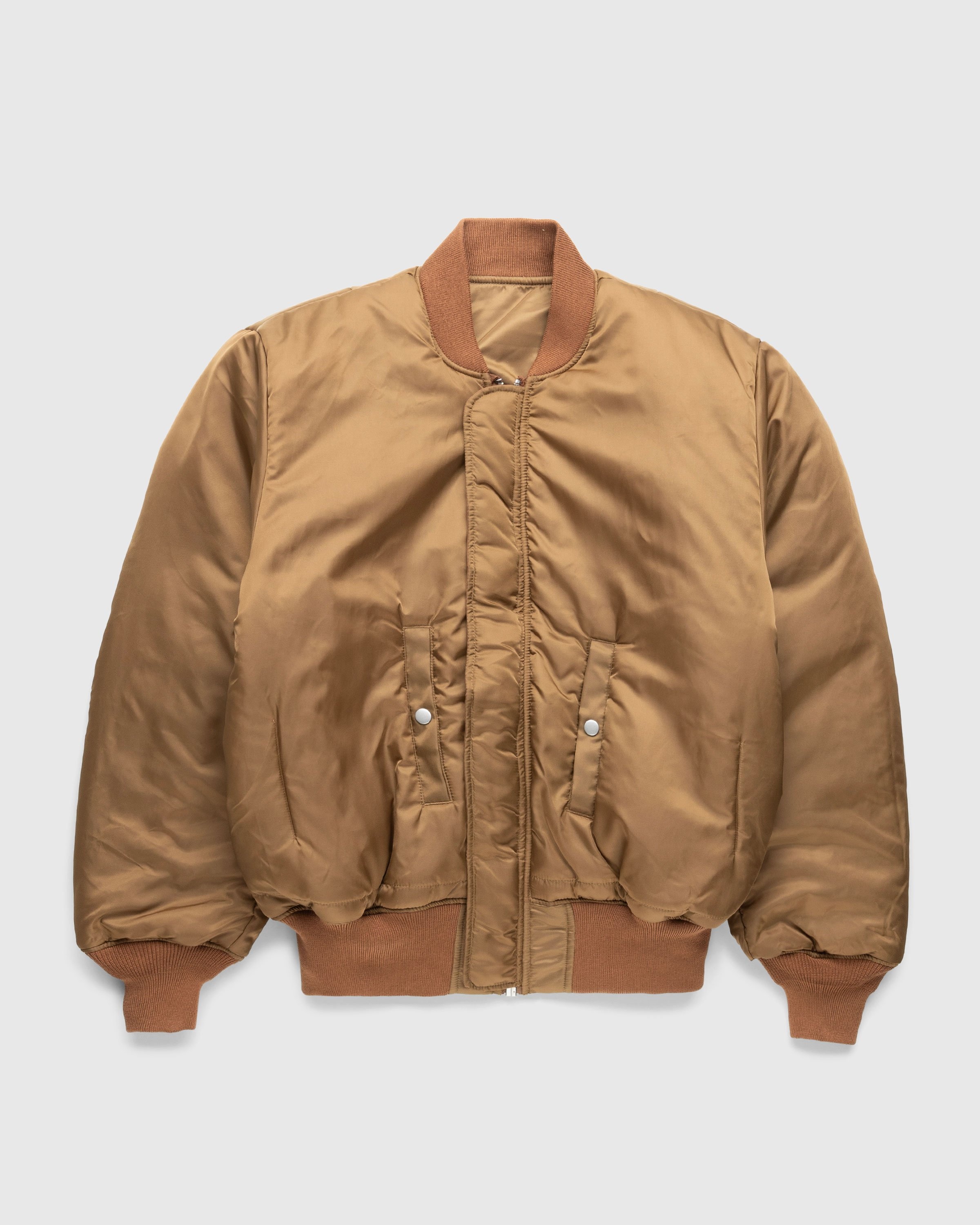 Alpha Industries x Highsnobiety – MA-1 Bomber Brown | Highsnobiety Shop