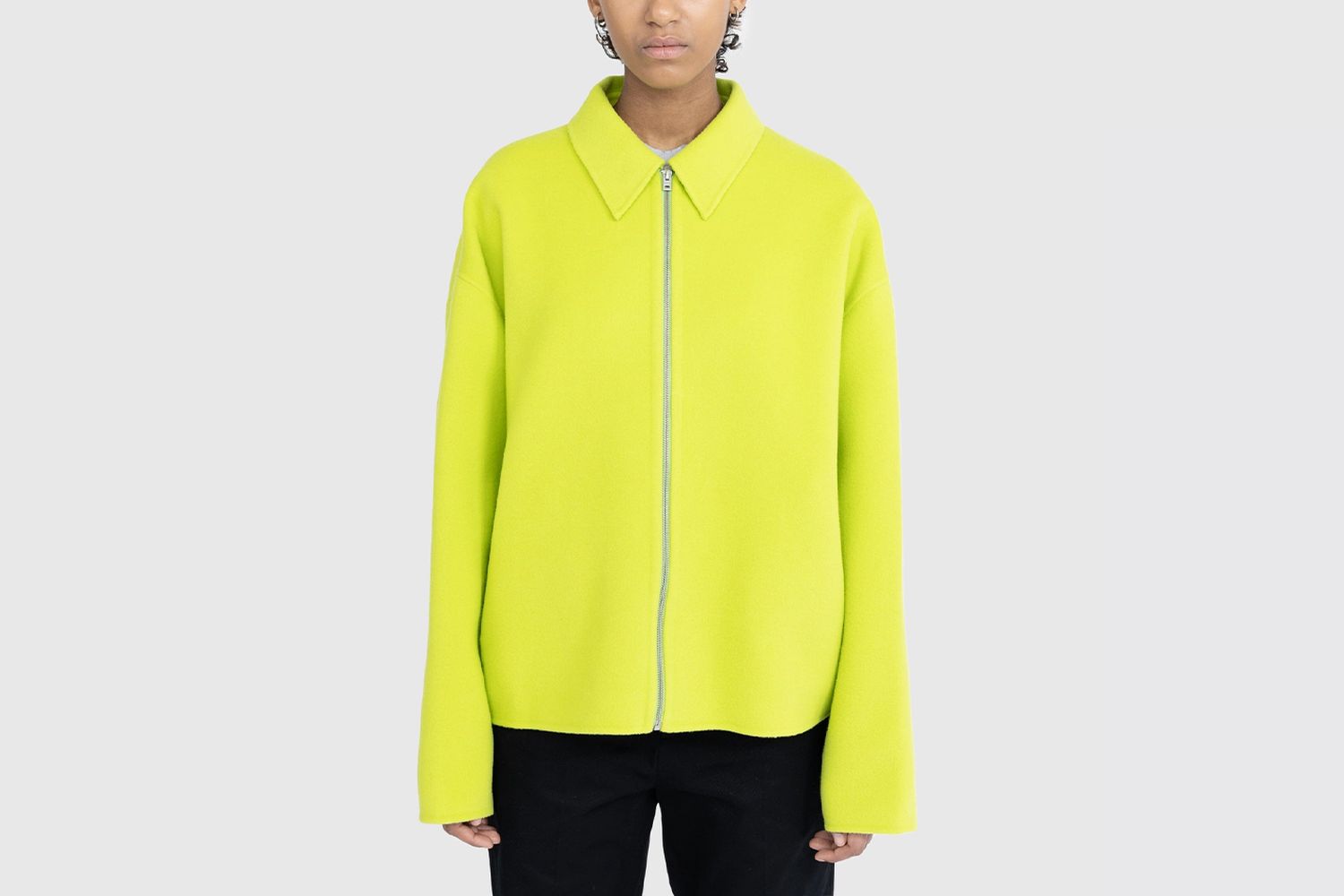 Wool Zipper Jacket