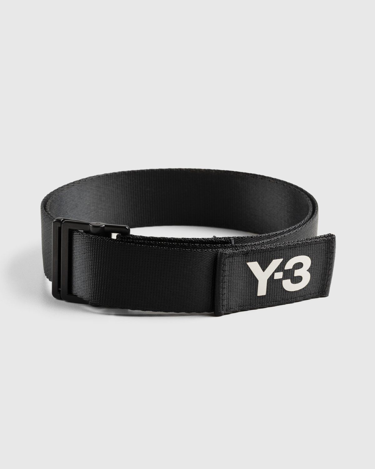 Y-3 Black Classic Logo Belt