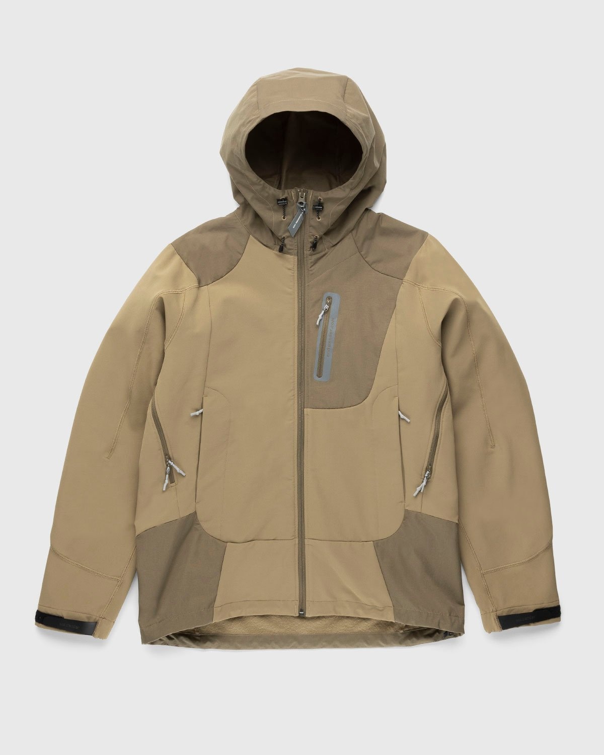 And Wander – Stretch Shell Jacket Dark Beige - Outerwear - Beige - Image 1