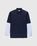 Dries van Noten – Carle Double Sleeve Shirt Navy - Shirts - Blue - Image 1