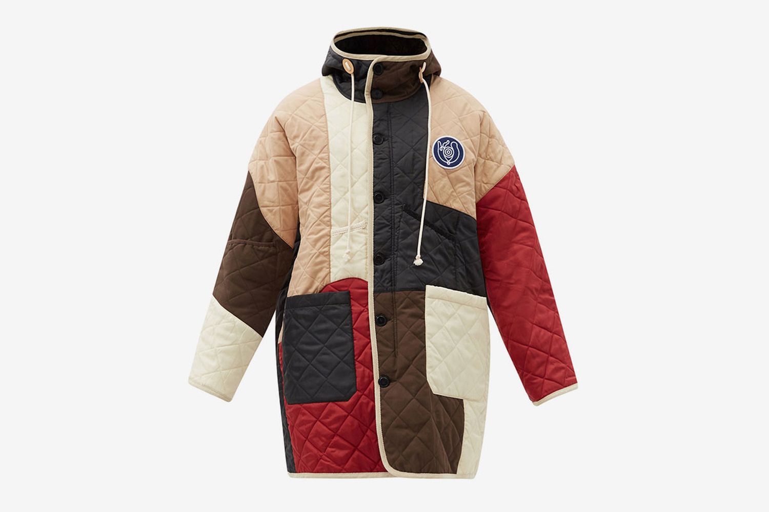 Upcycled Padded Patchwork Parka