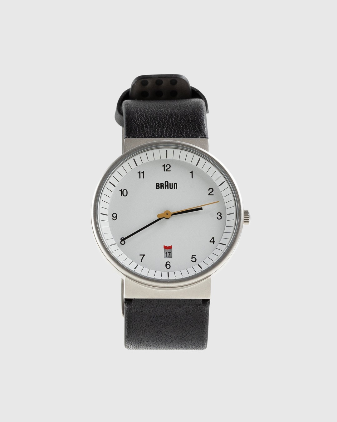 BRAUN – Gents BN0032 Classic Watch Black Leather Strap - Quartz - Black - Image 1