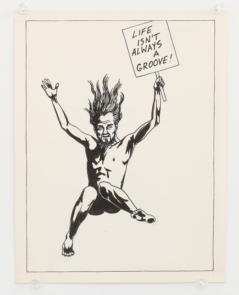 Raymond Pettibon, <em>No Title (Life isn't always...)</em>, 1982