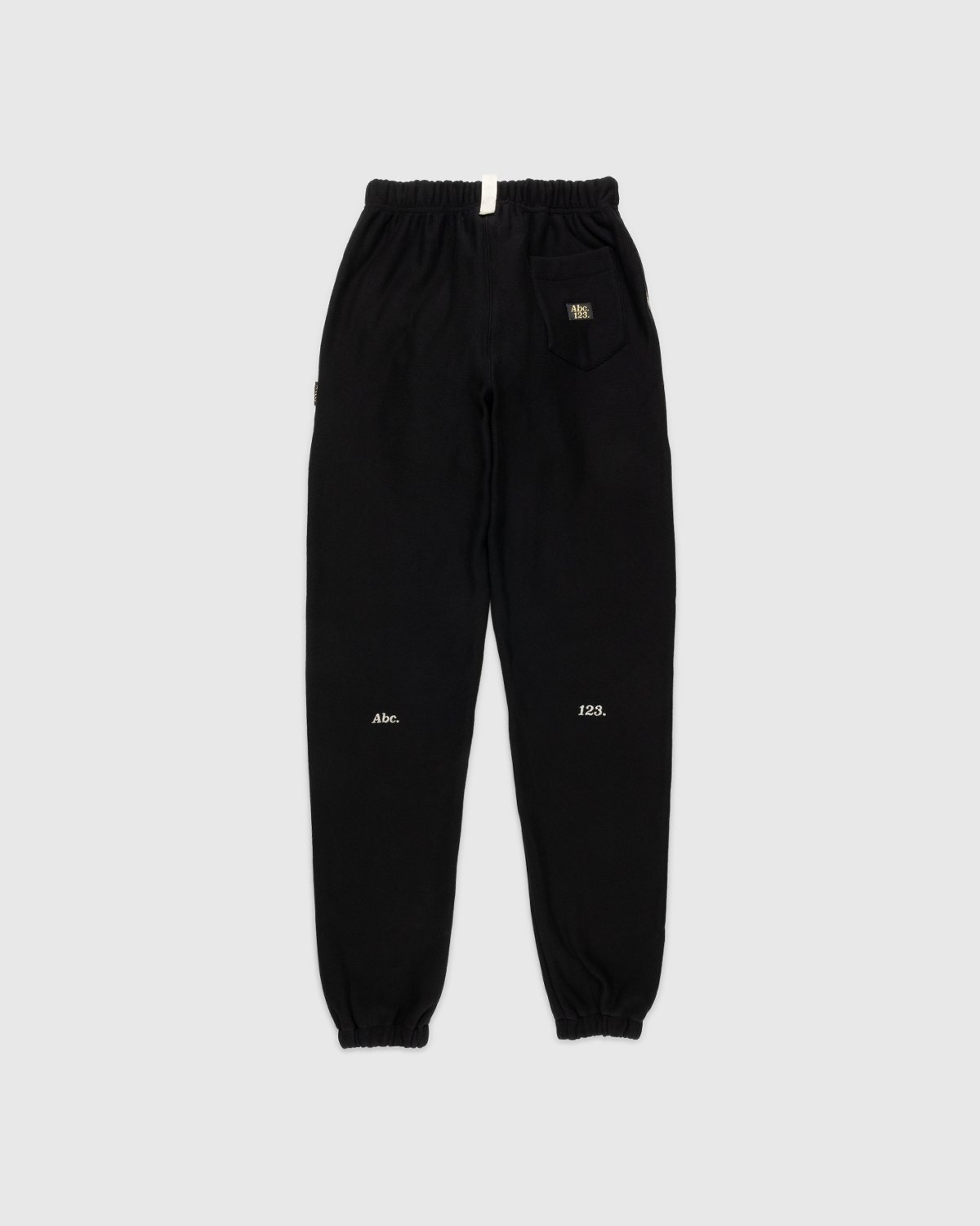 Abc. – French Terry Sweatpants Anthracite - Pants - Black - Image 2