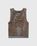 3D Knit Top Brown/Grey