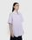 Martine Rose – Classic Short-Sleeve Button-Down Shirt Lilac and White Stripe - Shirts - Purple - Image 4
