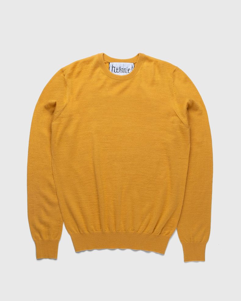 Winnie New York – Crew Sweater Mustard