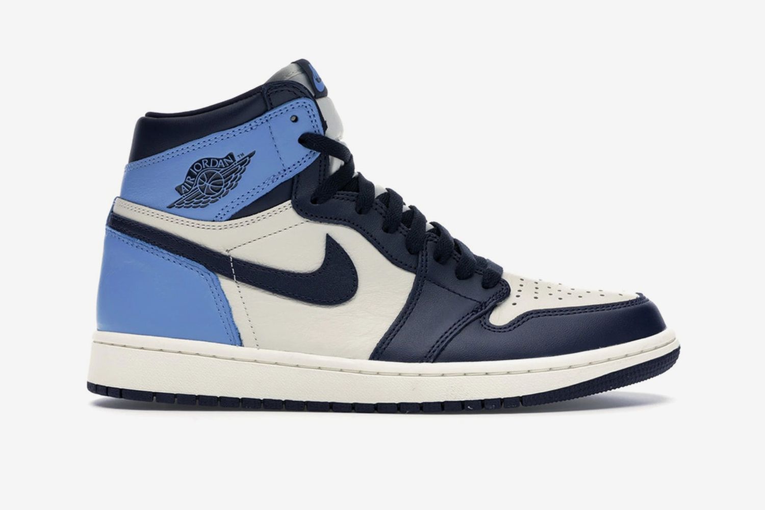 Jordan 1 Retro High Obsidian UNC