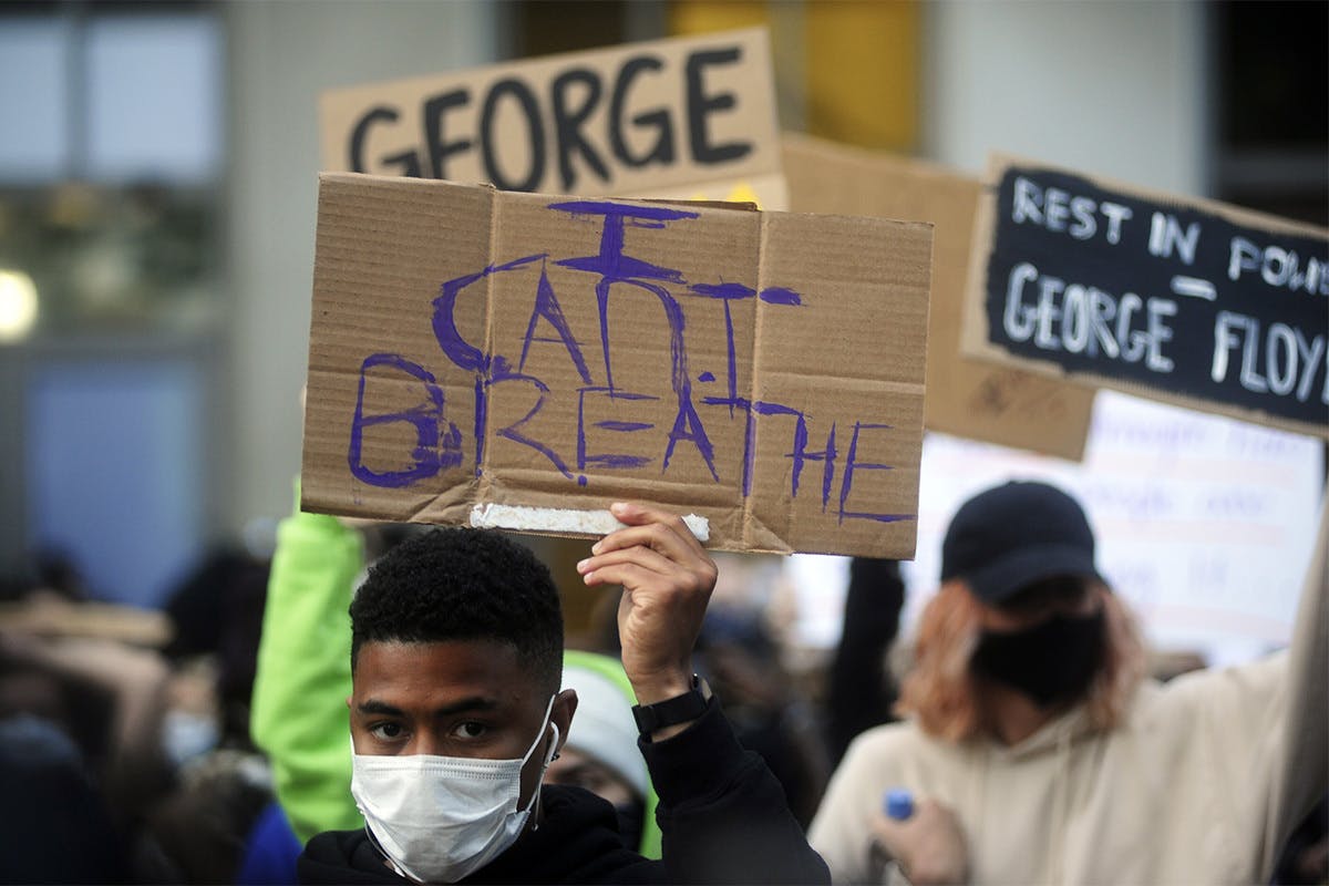 protesters in Minneapolis