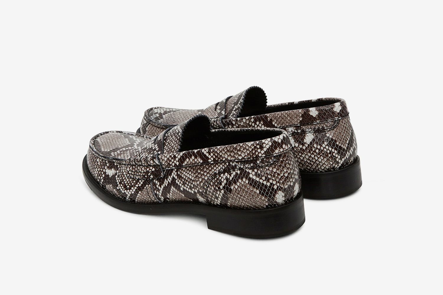 Python Loafers Grey
