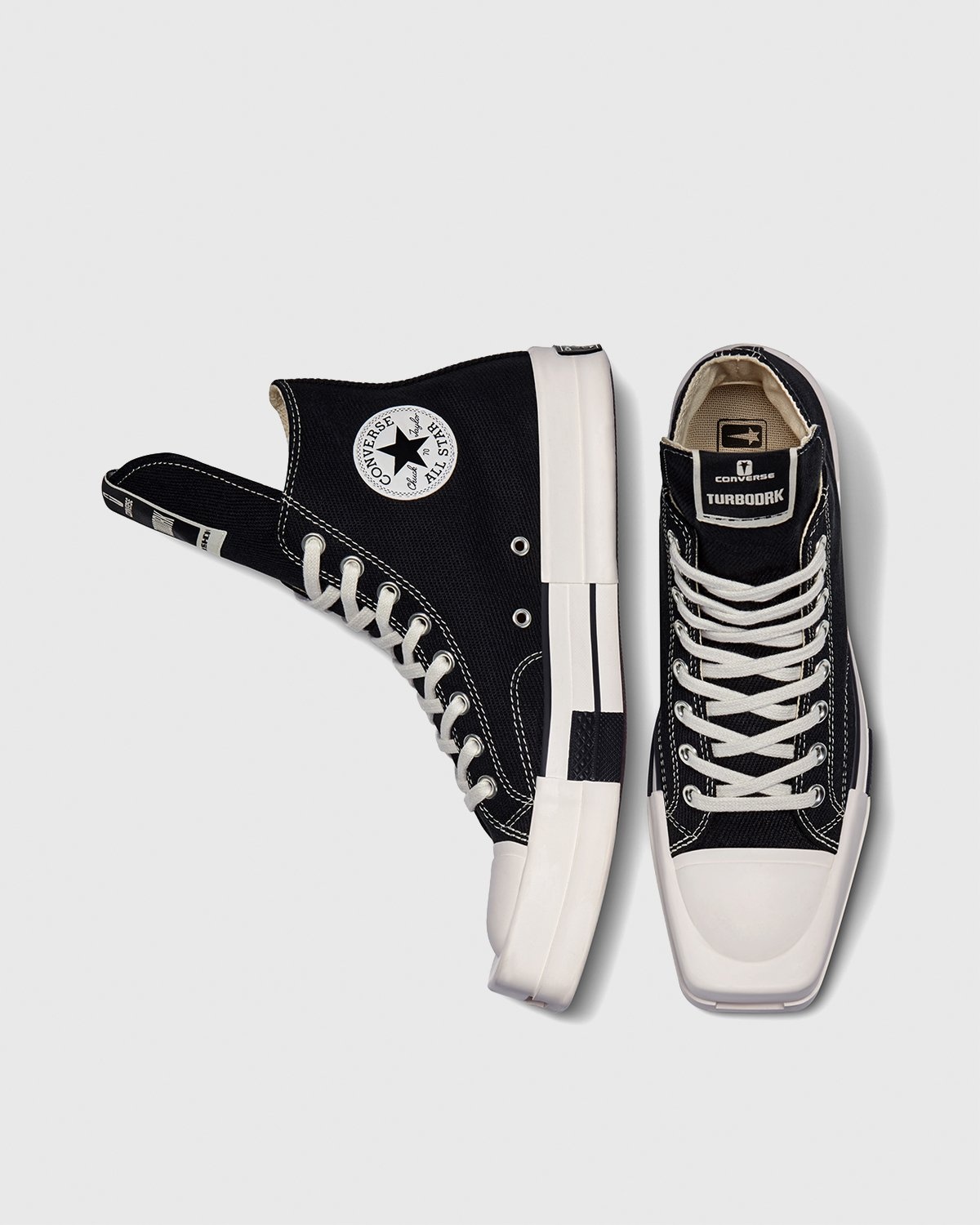 Converse – DRKSHDW TURBODRK Chuck 70 Black - High Top Sneakers - Black - Image 3