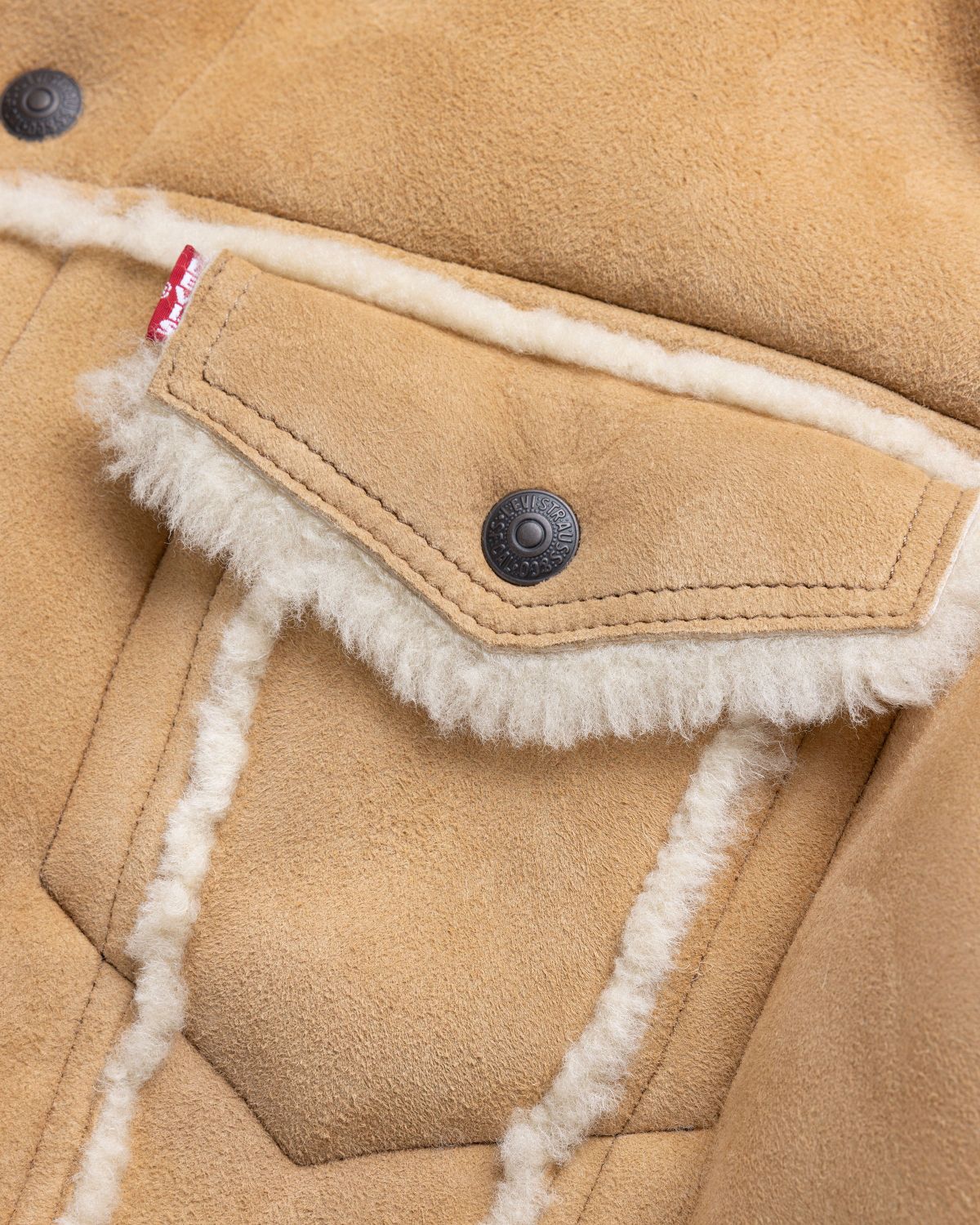 Levi's shearling trucker sale