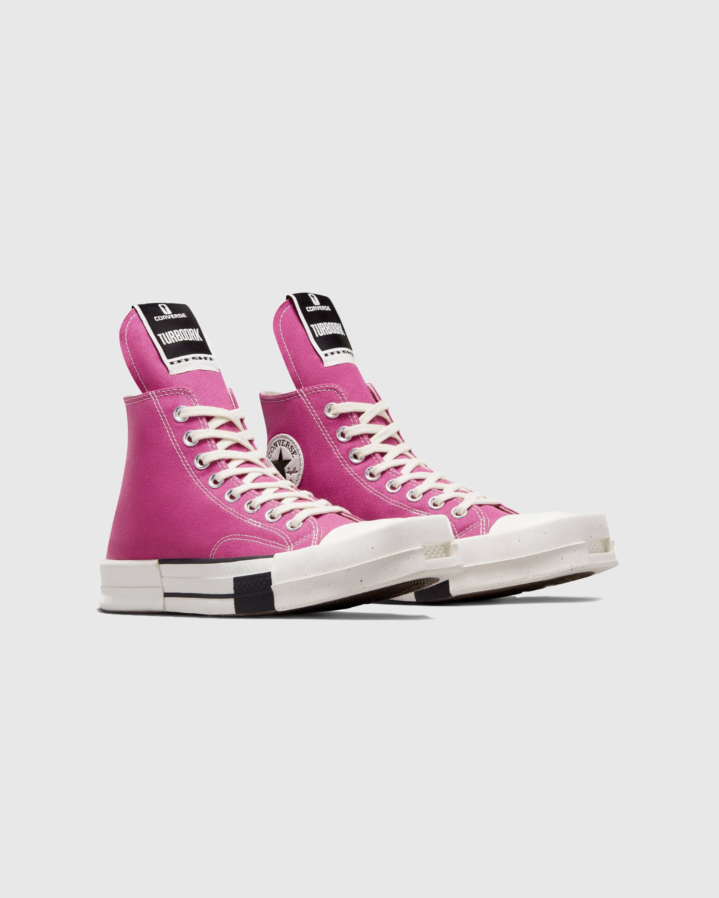 Converse x DRKSHDW – TURBODRK Chuck 70 Laceless Hi Pink - High Top Sneakers - Pink - Image 5
