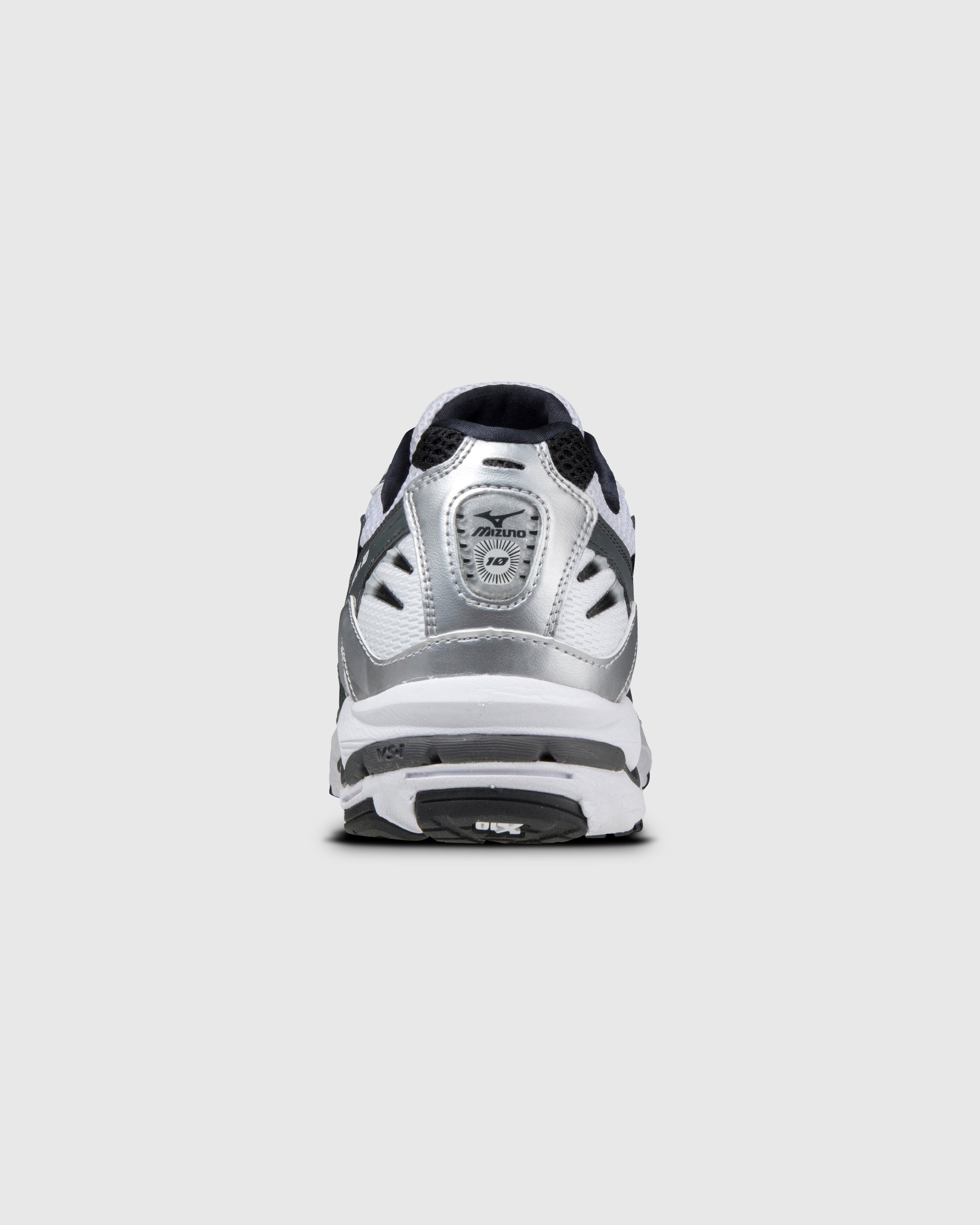 Mizuno – Wave Rider 10 White/Silver/Black - Sneakers - Multi - Image 4