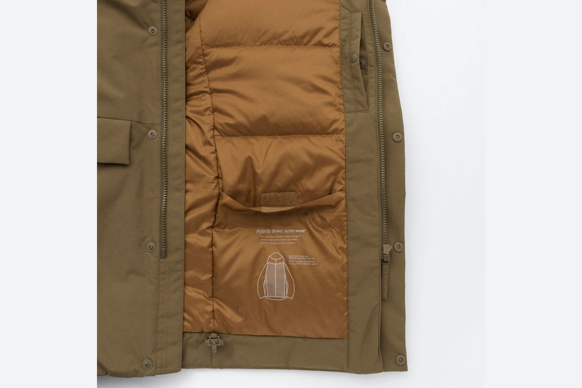 uniqlos hybrid down jackets