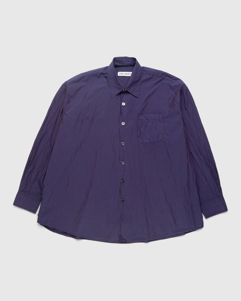 Borrowed Shirt Blackcurrant Parachute Poplin