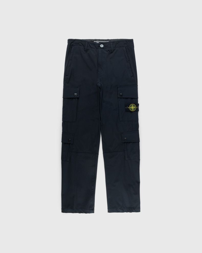 Stone Island – Nylon Cargo Pants Navy Blue