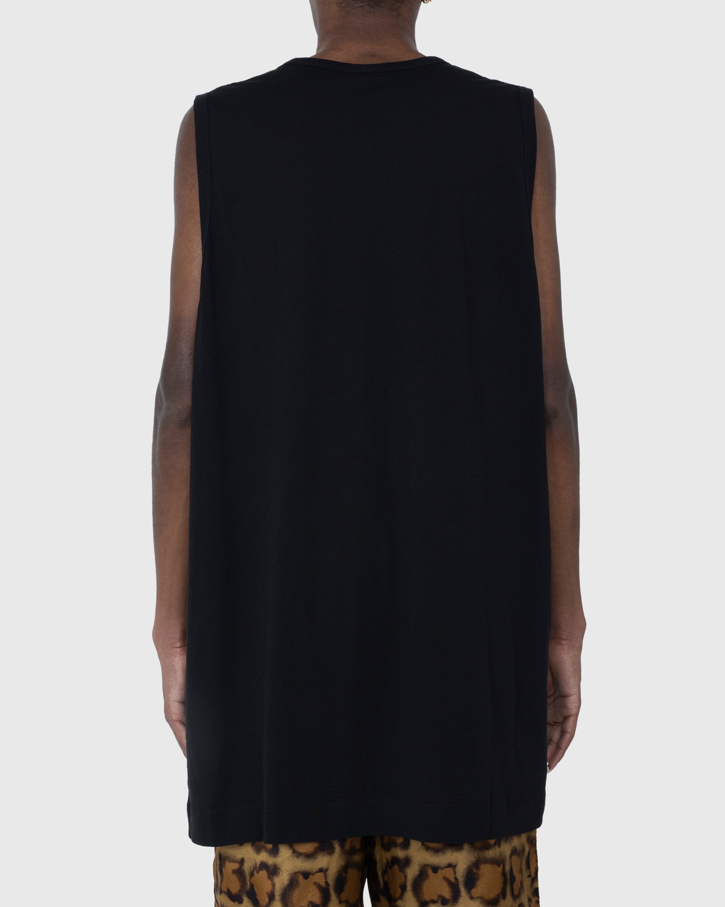 Dries van Noten – Hanator Sleeveless T-Shirt Black - Tops - Black - Image 4