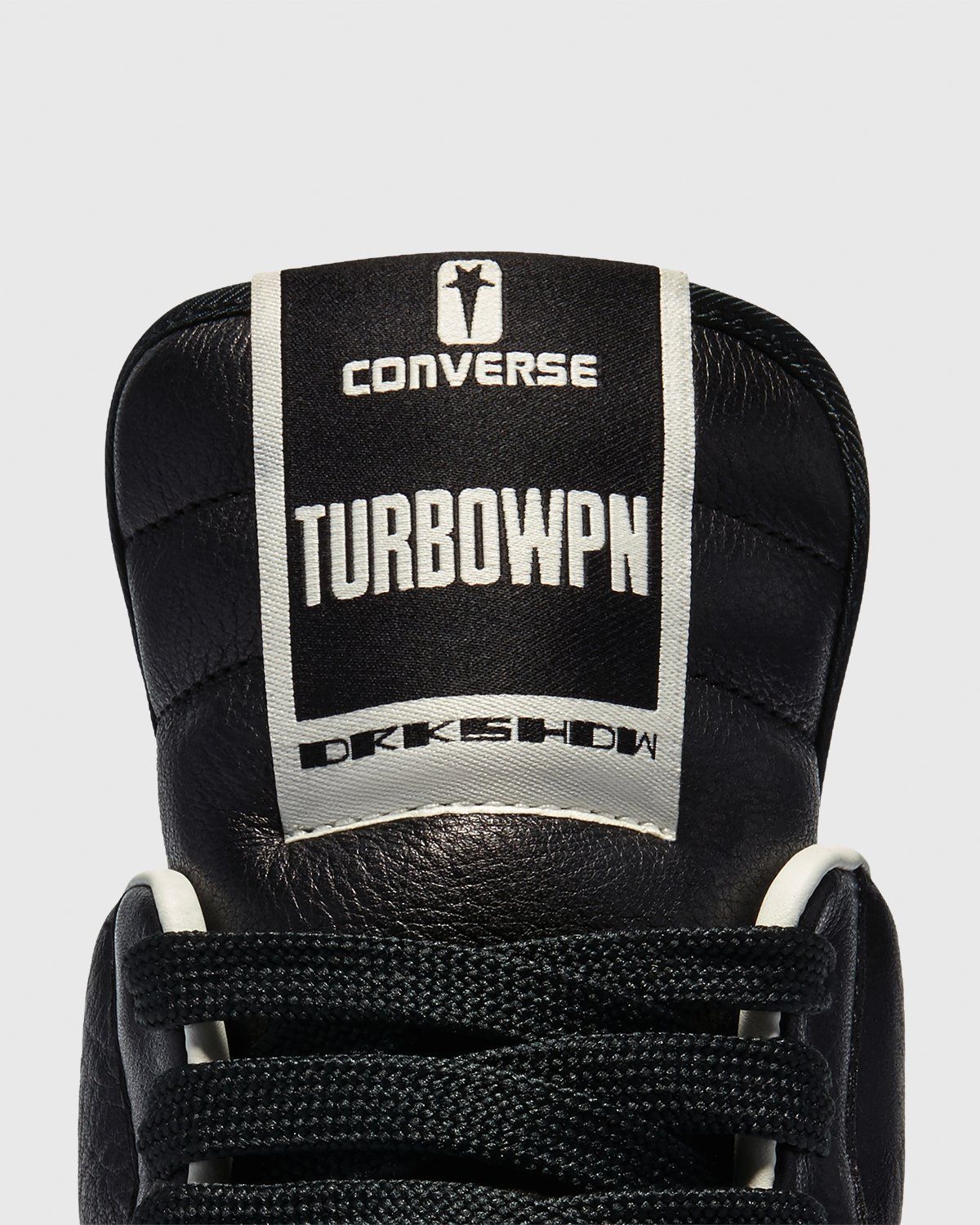 Converse x Rick Owens – DRKSHDW TURBOWPN Black - High Top Sneakers - Black - Image 6