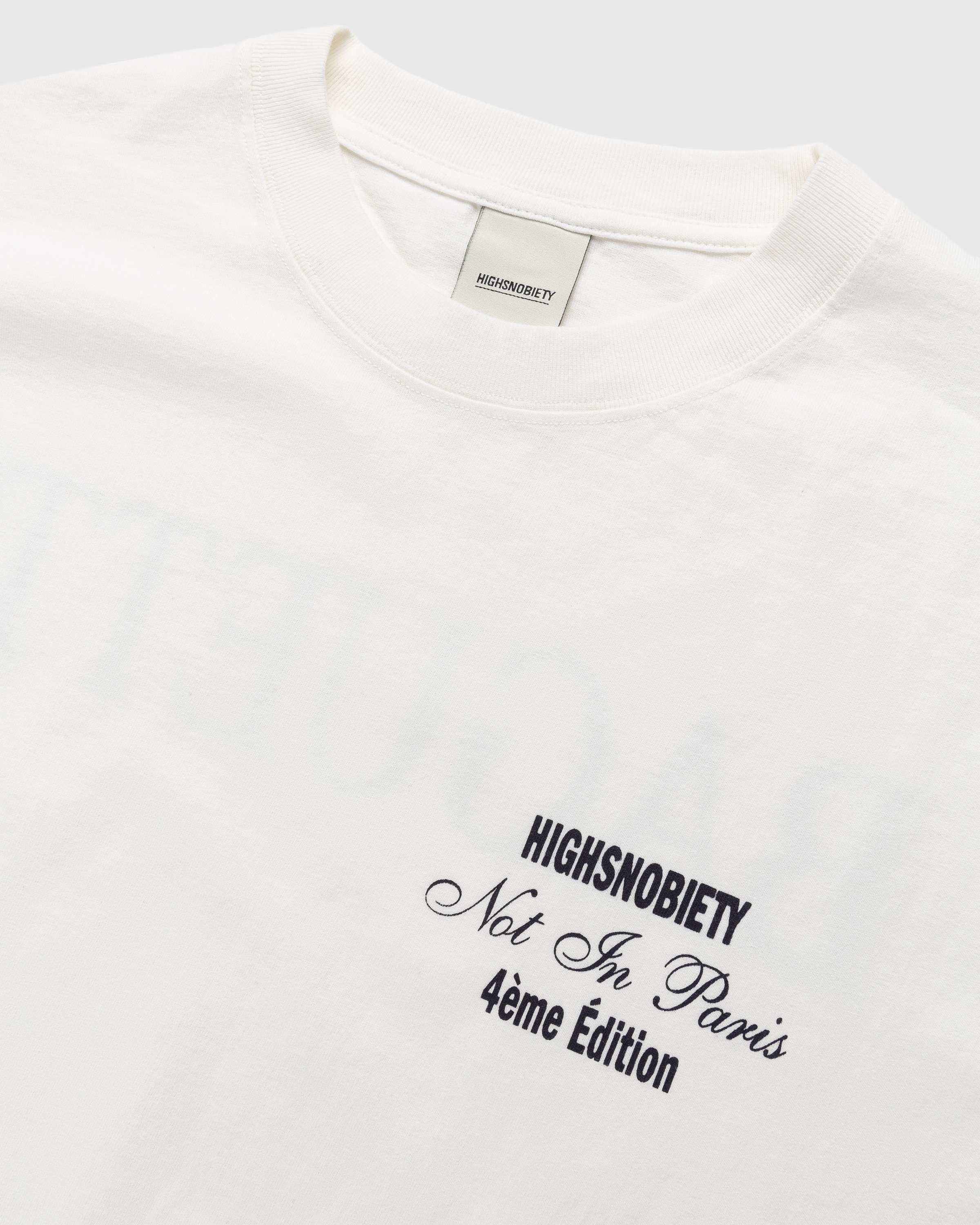 Highsnobiety – Not In Paris 4 Baguette Longsleeve White - Longsleeves - White - Image 4