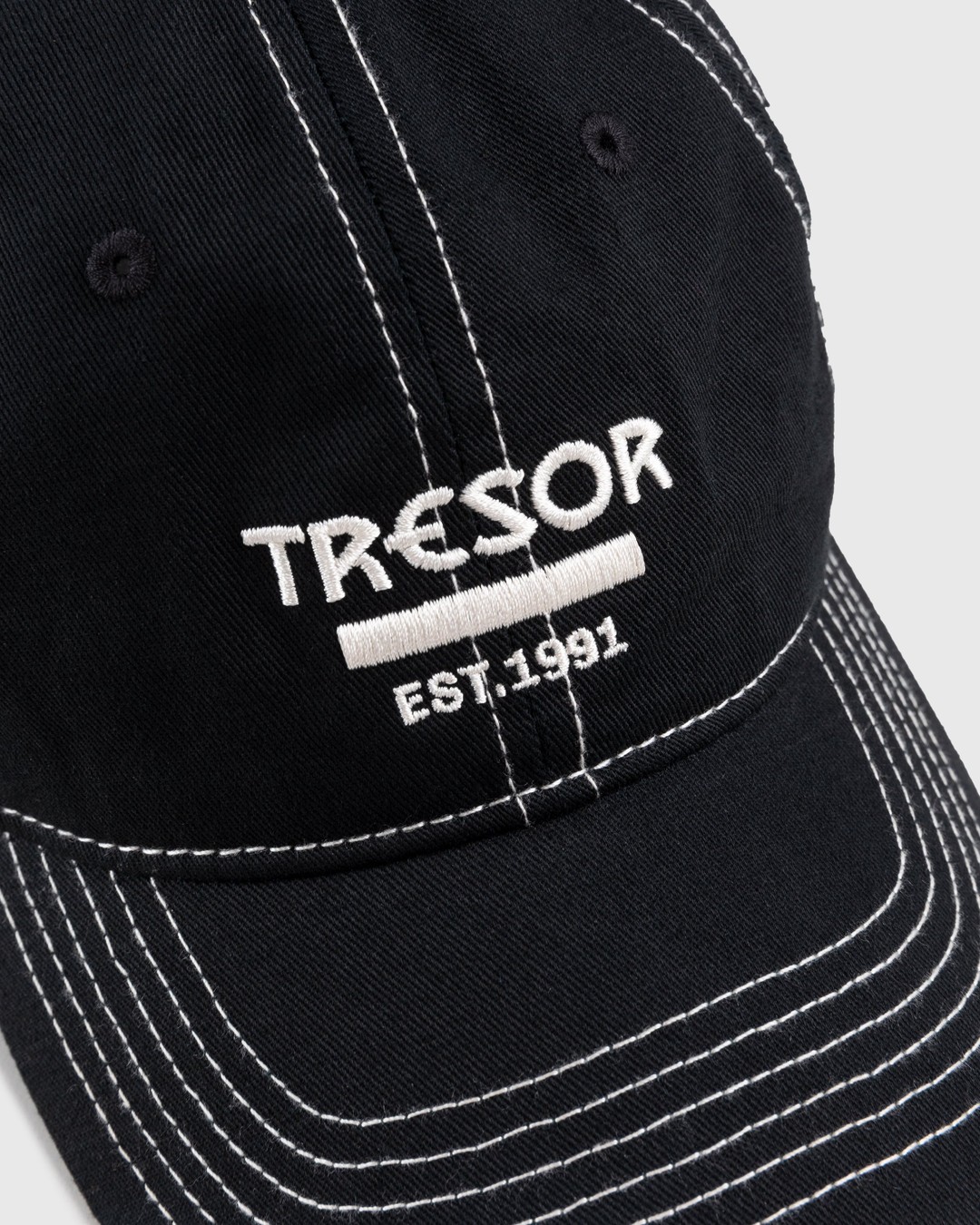 Tresor x Highsnobiety – BERLIN, BERLIN 3 Cap Black - Hats - Black - Image 4