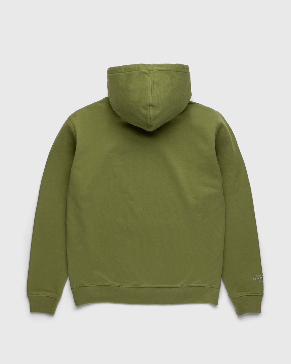 Highsnobiety – HS Sports Logo Hoodie Green - Sweats - Green - Image 2