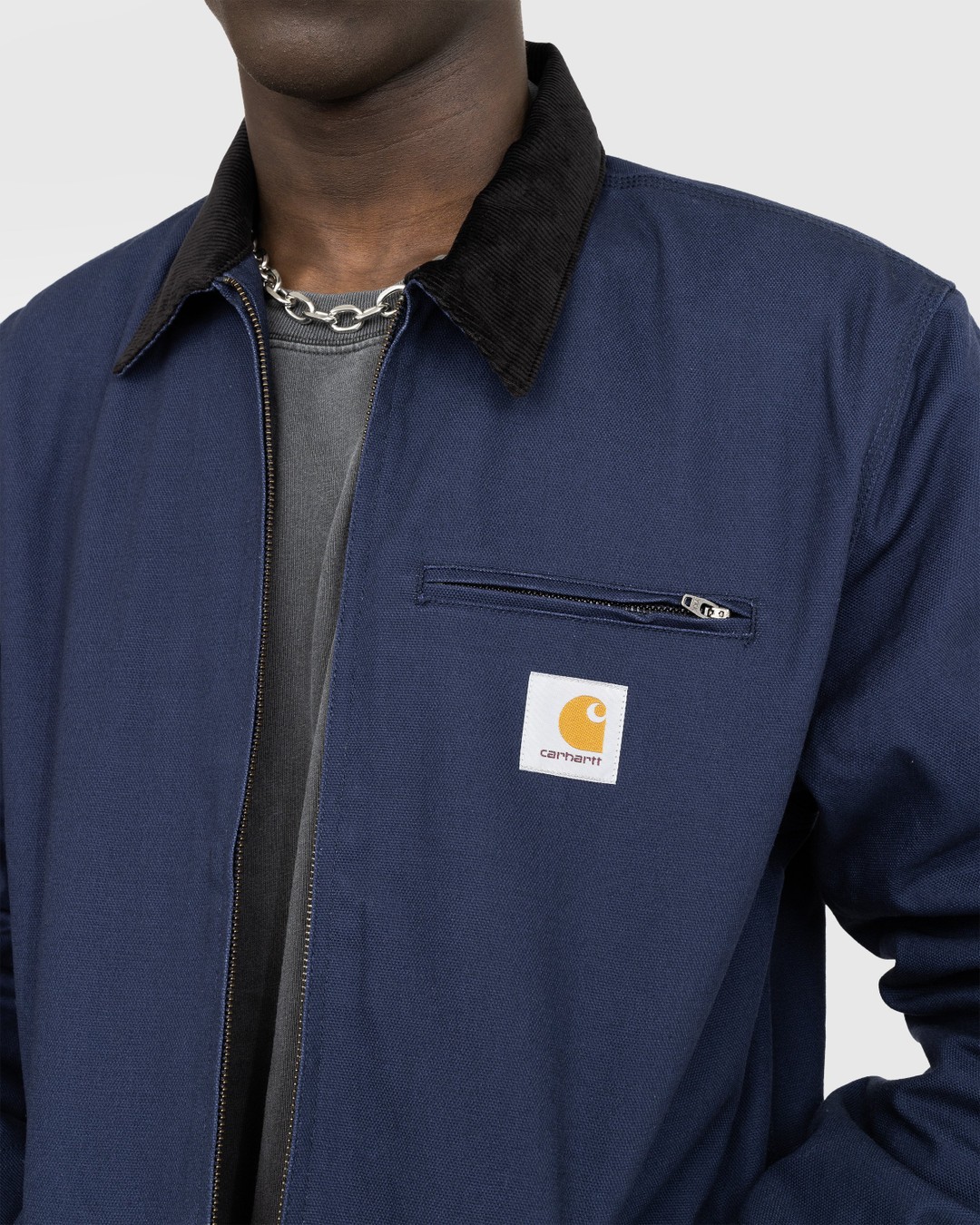 Carhartt WIP – Detroit Jacket Blue/Black - Outerwear - Blue - Image 4