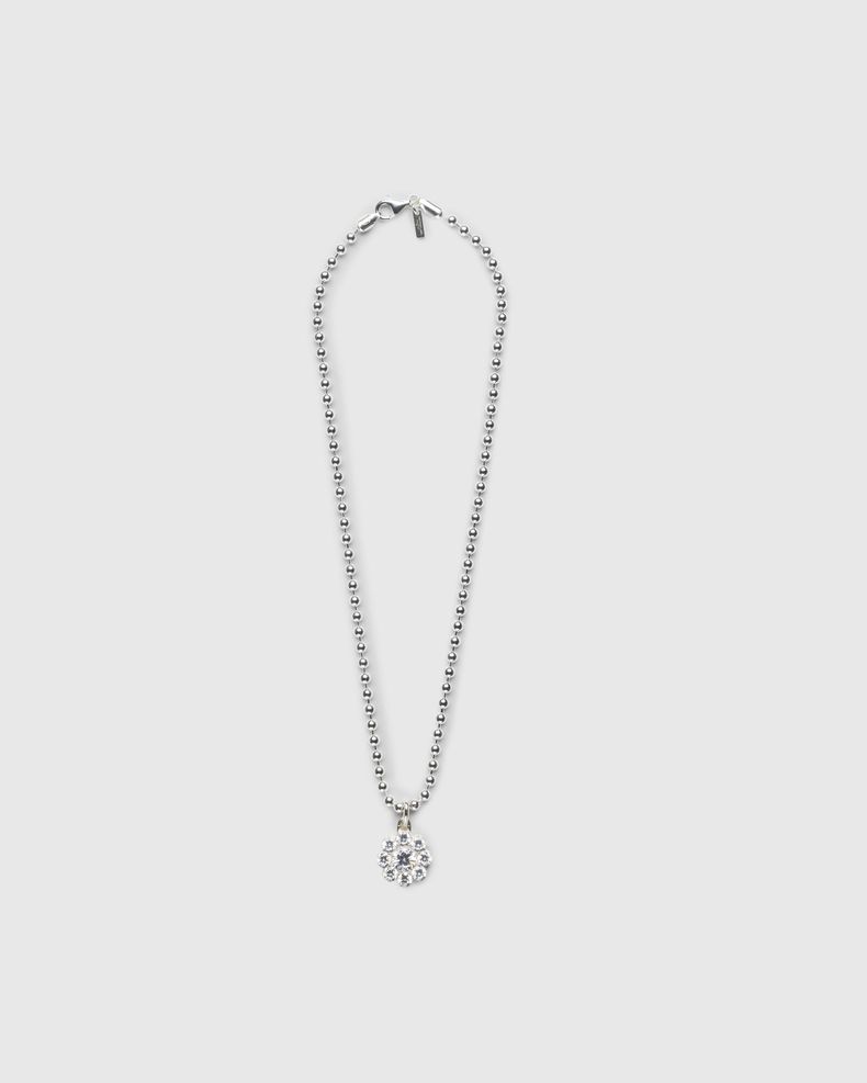 Hatton Labs – Daisy Pendant Necklace Silver/White