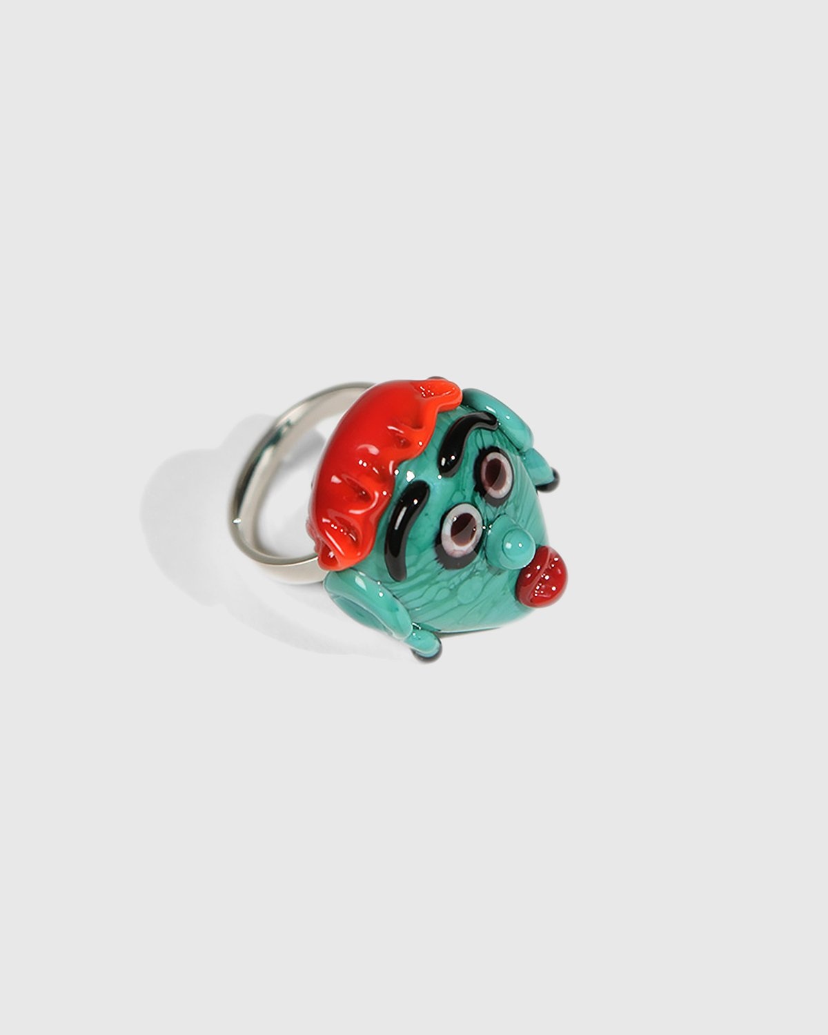 Nita – Kenneth Ize Graphic Ring Green - Jewelry - Green - Image 1