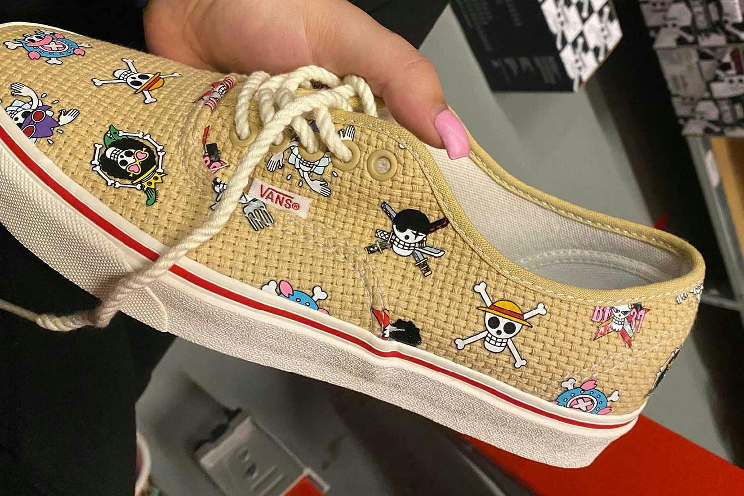 One Piece' x Vans Collaboration Luffy, Nico Robin Shoes